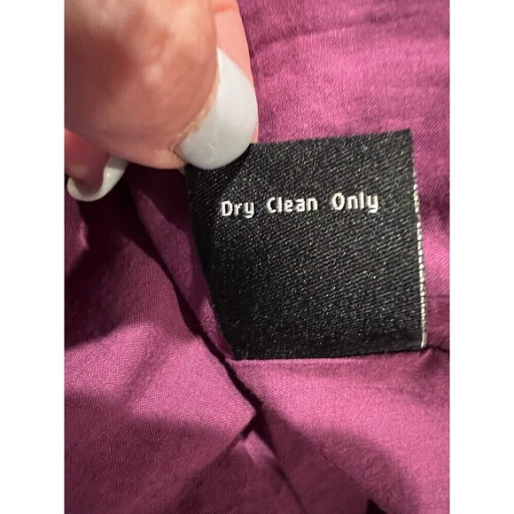 Red By Marc Ecko One Shoulder Dress Pink And Black Silk Blend Size Small - Picture 7 of 7